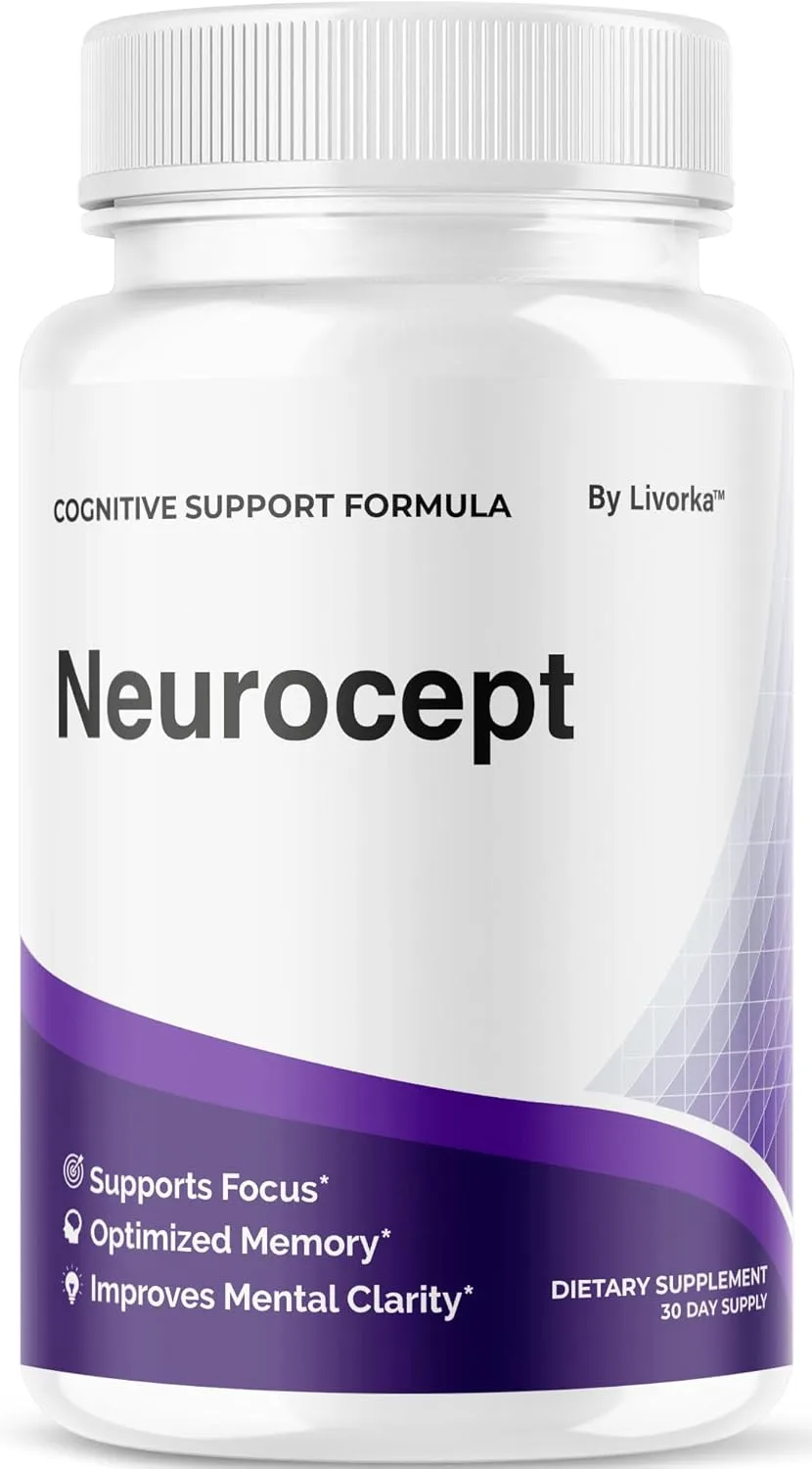 Neurocept advanced brain and cognitive support supplement bottle